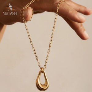 Gold Plated anti-tarnish Contemporary Pendant